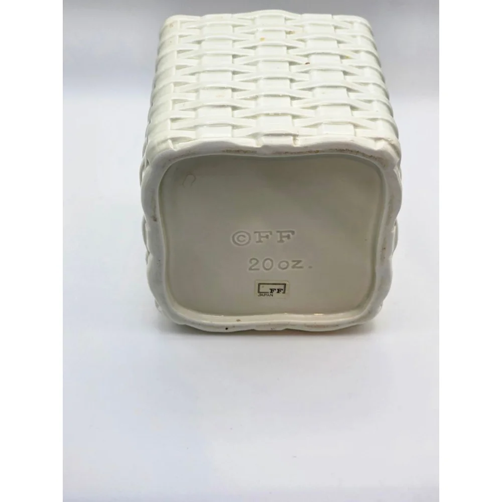 FF White Vegetable Basket Food Storage Container One Size